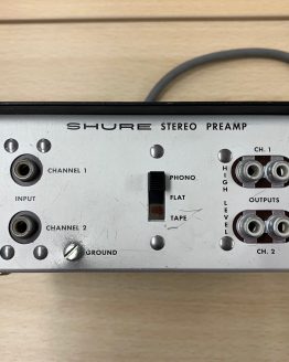 SHURE stereo preamplifier